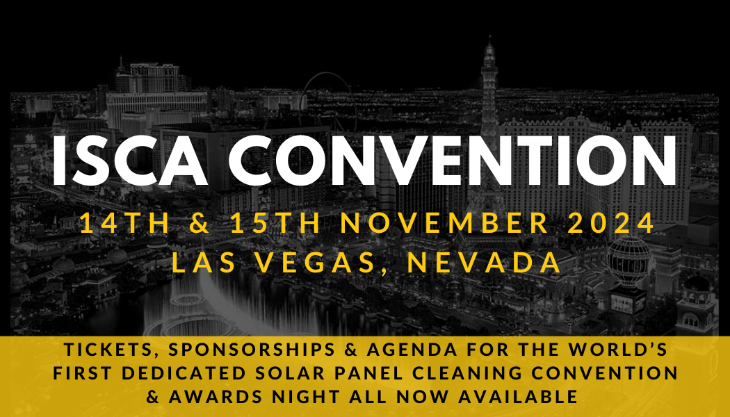ISCA Solar Panel Cleaning Convention Banner