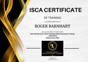 ISCA Training Certificate