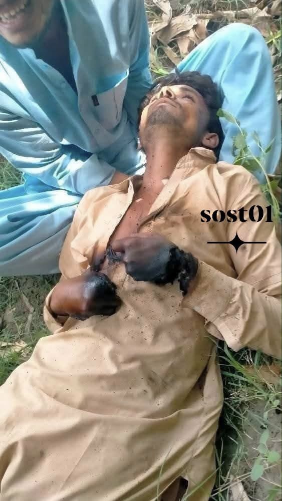 A dead man electrocuted for cleaning solar panels