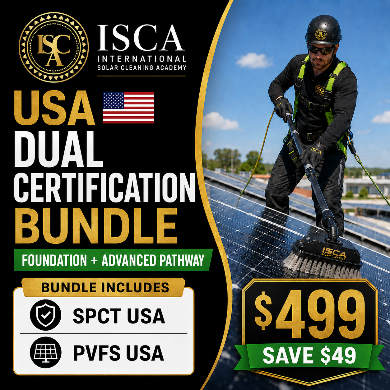 ISCA Dual Certification Logo