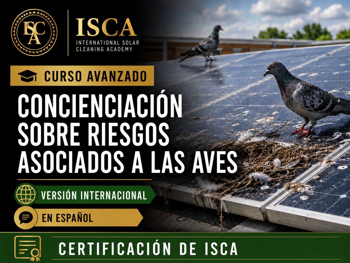 Curso Avanzado de Concienciación sobre Riesgos Asociados a las Aves – Versión Internacional – En Español